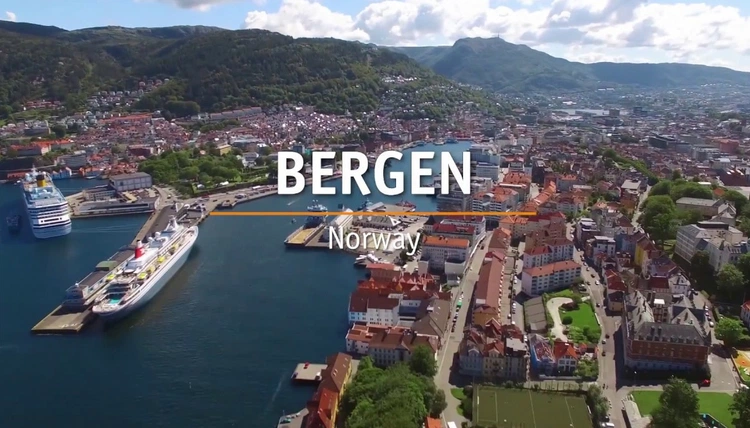 شهر برگن در کشور نروژ
